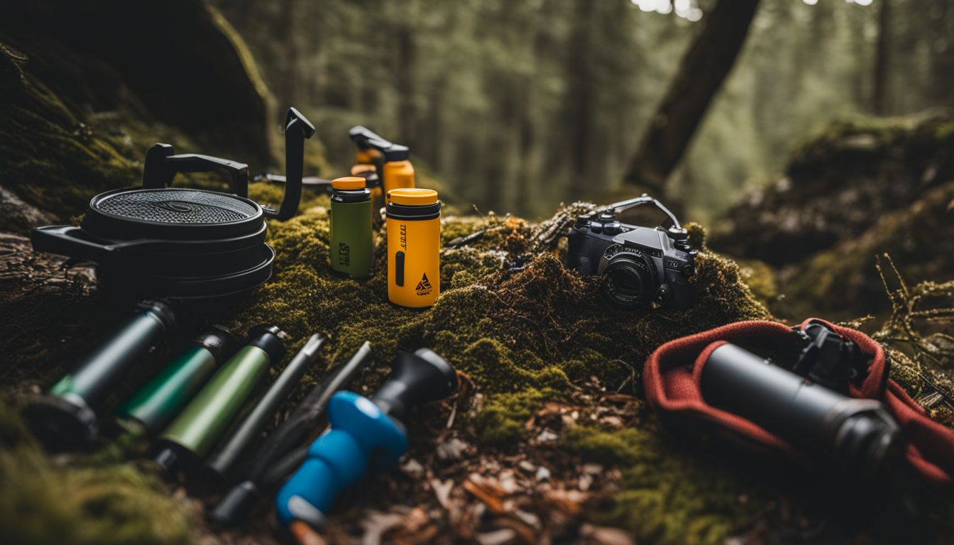 Durable camping gear showcased in various terrains with Hex Pegs.
